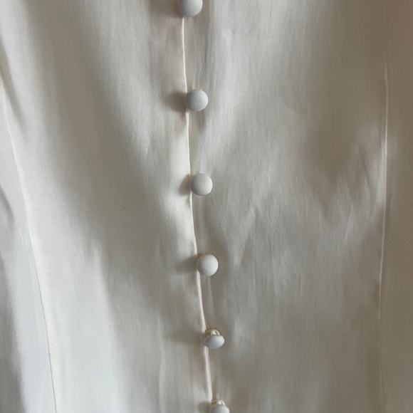 &Others Stories Romantic Puffed Sleeve Blouse Size 4 - Picture 3 of 7